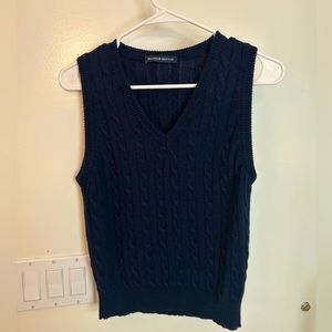 Brandy Melville Knit Navy Sweater Vest- OS